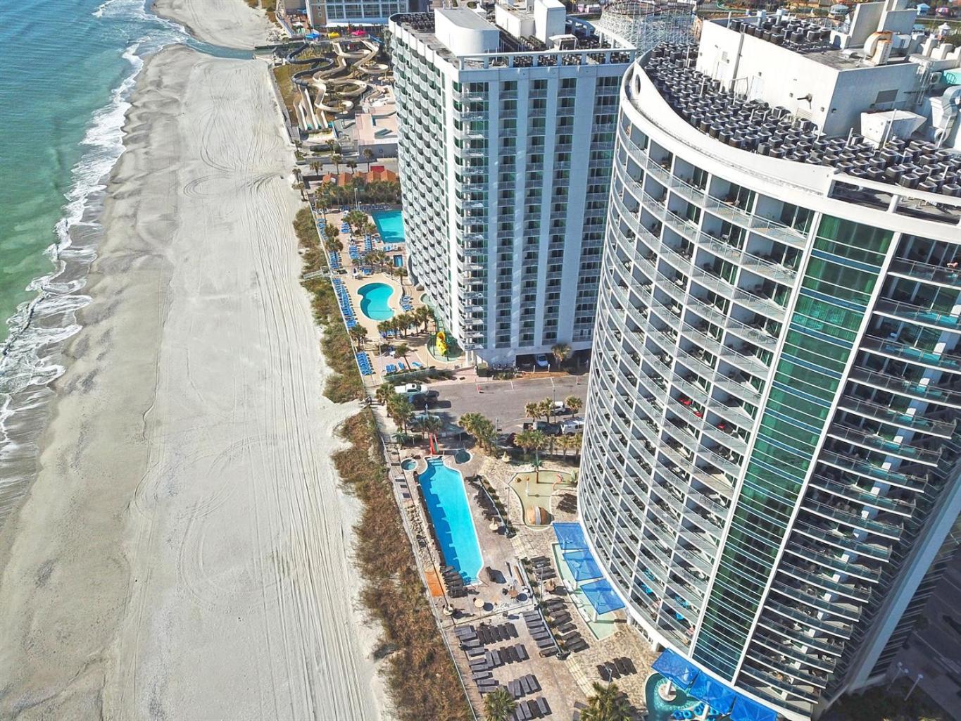 Ferienwohnung New Modern, Direct Oceanfront, Boardwalk, Views! Myrtle Beach Exterior foto